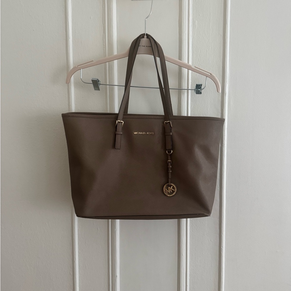 Michael Kors Taupe Tote Bag